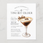 BUDGET SURPRISE PARTY Tini Bit Older Martini 30e (Voorkant)