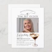 BUDGET SURPRISE PARTY Tini Bit Older Martini 50e (Voorkant / Achterkant)