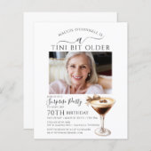 BUDGET SURPRISE PARTY Tini Bit Older Martini 70e (Voorkant / Achterkant)