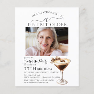 BUDGET SURPRISE PARTY Tini Bit Older Martini 70e