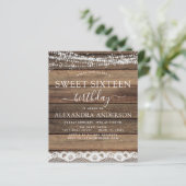 Budget Sweet 16 Birthday Rustic Farmhouse (Staand voorkant)