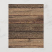 Budget Sweet 16 Birthday Rustic Uitnodiging (Achterkant)