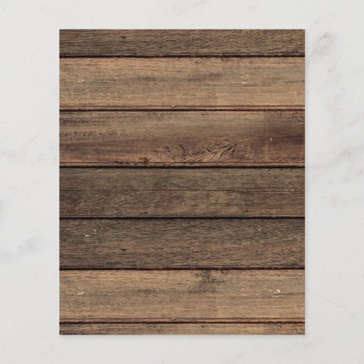 Budget Sweet 16 Birthday Rustic Uitnodiging (Achterkant)