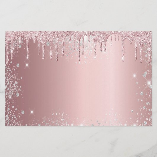 Budget Sweet 16 blush roze glitter behalve de datu (Achterkant)