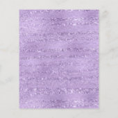 Budget Sweet 16 Elegant Paars Birthday Party (Achterkant)