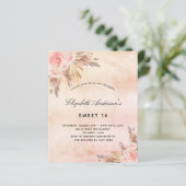 Budget Sweet 16 pampas gras blush call (Staand voorkant)