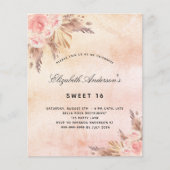 Budget Sweet 16 pampas gras blush call (Voorkant)