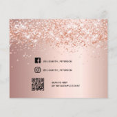 Budget Sweet 16 roos blauwe foto Save the Date (Achterkant)