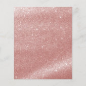 Budget Sweet 16 Roos Gold Glitter Drips Script (Achterkant)