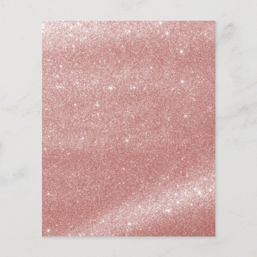 Budget Sweet 16 Roos Gold Glitter Drips Script (Achterkant)