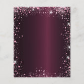 Budget Sweet 16 roze bruine glitter floral tiara (Achterkant)