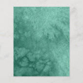 Budget Sweet 16 Uitnodiging Floral Dress Butterfly (Achterkant)