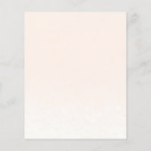 Budget Sweet 16 Uitnodiging White Blush Floral (Achterkant)