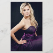 BUDGET Sweet 16, Zestiende verjaardag Floral Invit (Achterkant)