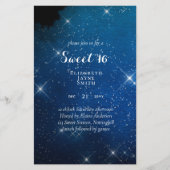 BUDGET Sweet 16, Zestiende verjaardag Floral Invit (Voorkant)