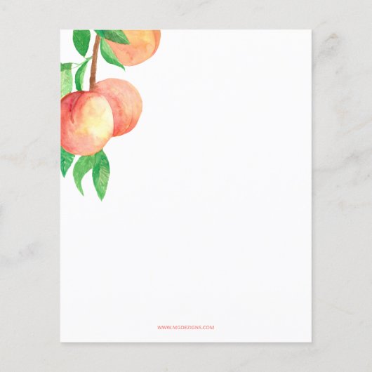 Budget Sweet als uitnodiging tot het Baby shower v (Achterkant)