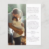 Budget Sweet as Can Bee Baby shower Invitation (Achterkant)