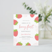 Budget Sweet Berry Eerste Meisje 1e Verjaardag Fot (Staand voorkant)