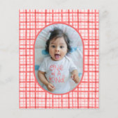 Budget Sweet Berry Eerste Meisje 1e Verjaardag Fot (Achterkant)