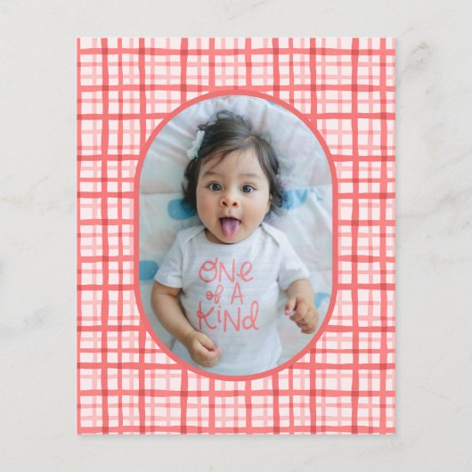 Budget Sweet Berry Eerste Meisje 1e Verjaardag Fot (Achterkant)