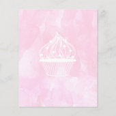 Budget Sweet Celebration Cupcake Invitations (Achterkant)