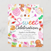 Budget Sweet Celebration Kinder Candyland Verjaard (Voorkant / Achterkant)