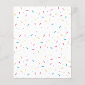 Budget Sweet One Pastel Donut Snoep Eerste Verjaar (Achterkant)