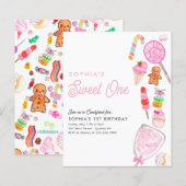 Budget SWEET ONE Snoep Kinder Candyland 1e Verjaar (Voorkant / Achterkant)