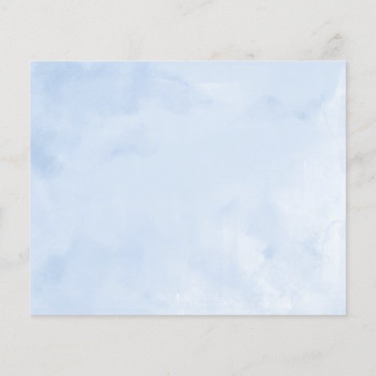 Budget Sweet Sixteen Uitnodiging Silver Blue Gown (Achterkant)