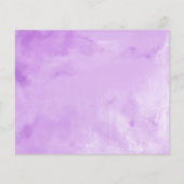 Budget Sweet Sixteen Uitnodiging Zilver Paarse Gow (Achterkant)