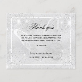 Budget Sympathie zilveren vlinder bedankt