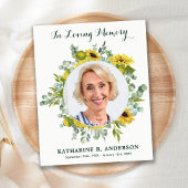 Budget Sympathie Zonnebloem Foto Funeral Hartelijk