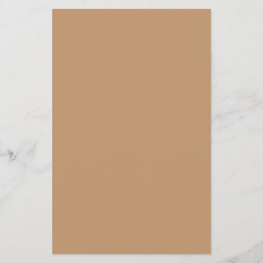 Budget Tan Earth Tones Script Baby Shower Flyer (Achterkant)