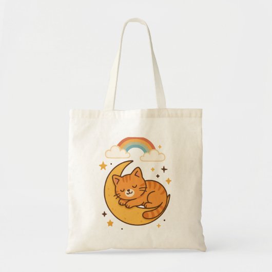 Budget Tas Cat -Animal Tole-Schattigee canvas tas (Voorkant)