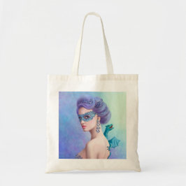Budget Tas Fantasy wintervrouw en blauwe draak