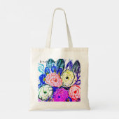 Budget Tas Green en Oranje Rosas (Achterkant)