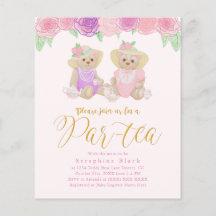 Budget Tea Party Beren Baby shower