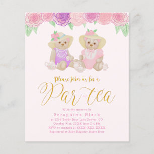Budget Tea Party Beren Baby shower
