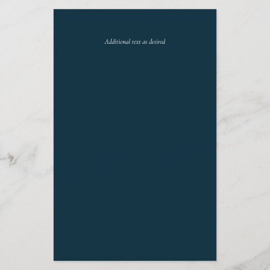 BUDGET Teal Mystique Trouw Uitnodiging (Achterkant)