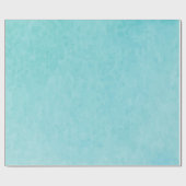 BUDGET Teal Waterverf Strand Oceaan Bruiloft Cadeaupapier (Vlak)