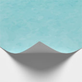 BUDGET Teal Waterverf Strand Oceaan Bruiloft Cadeaupapier (Hoek)