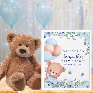 Budget Teddy Bear Balloon Baby shower Welkomstbord