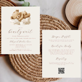 Budget teddybeer neutraal alles in één Baby shower