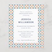 Budget  Tegel Graduation Party Invitation (Voorkant)