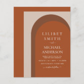 BUDGET Terracotta Aardtinten Bruisende Huwelijk (Voorkant)