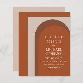 BUDGET Terracotta Aardtinten Bruisende Huwelijk