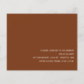 Budget Terracotta Arch Photo Afstuderen Invitation (Achterkant)