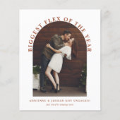 Budget Terracotta Arch Photo Verloving (Voorkant)