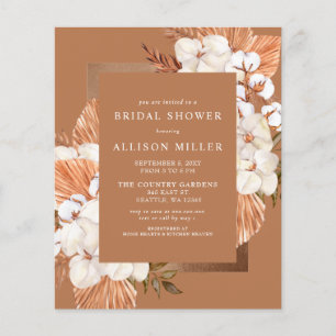 Budget Terracotta Boho Bridal Shower