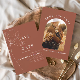 Budget Terracotta Boho sparen de Datum Foto
